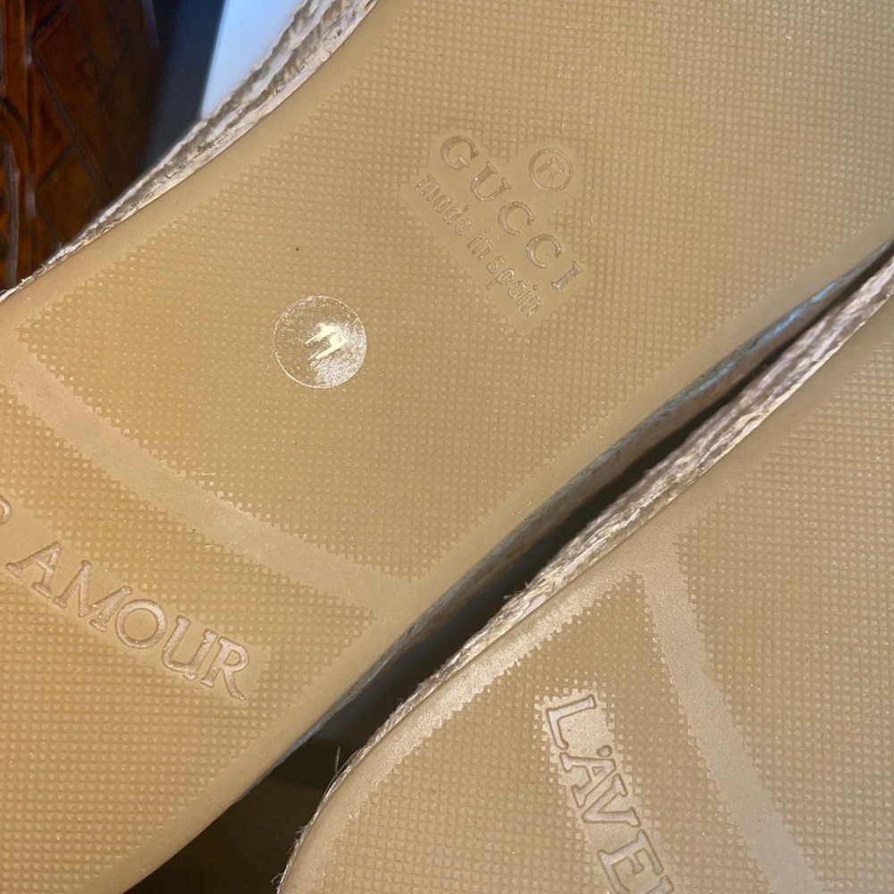 Gucci London Blue GG  Mignon Soft Canvas Horsebit Flat Espadrilles Men Sz 11 NIB - Picture 10 of 15